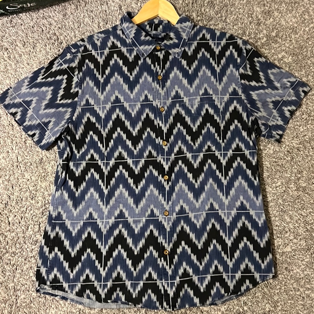 American Eagle Button-down T-Shirt